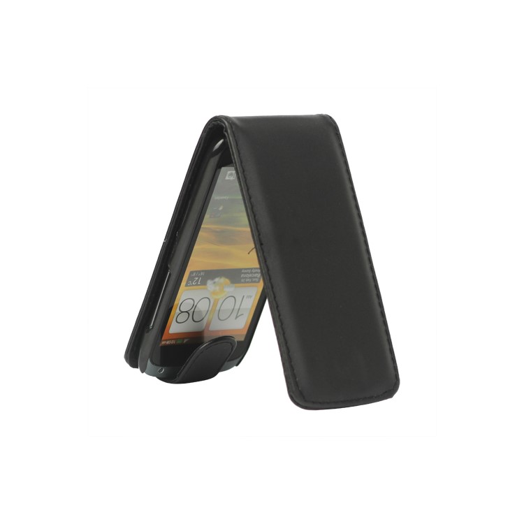 Magnetic Leather Flip Case for T-Mobile HTC One S Z520e