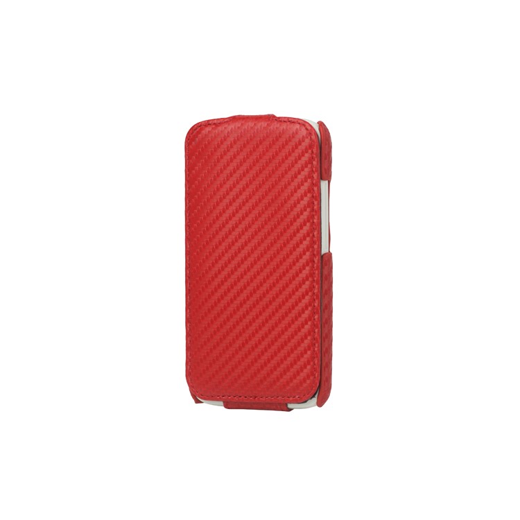 Carbon Fiber Leather Case for HTC One X S720e / One XL / One X Plus