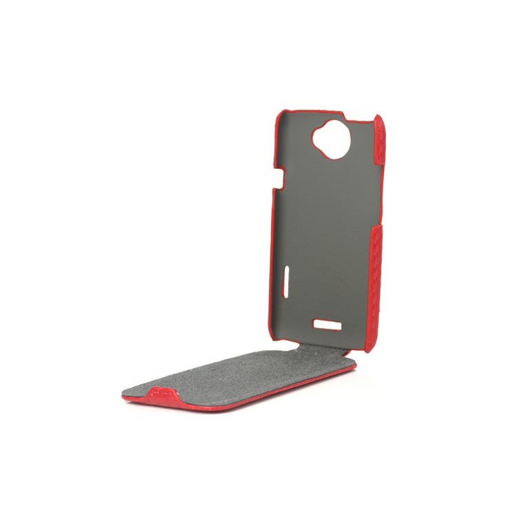 Carbon Fiber Leather Case for HTC One X S720e / One XL / One X Plus