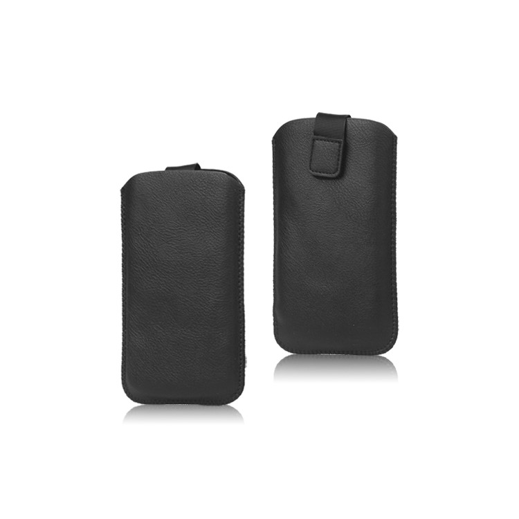 Pull Up Tab Leather Pouch Case for HTC One X  XL One X Plus / Sony LT26i