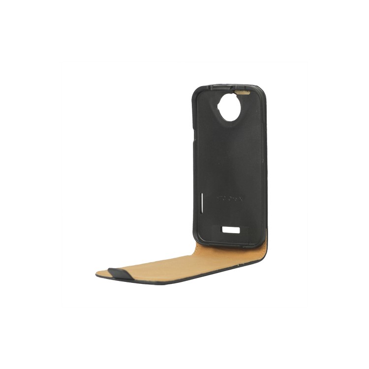 Premium Vertical Genuine Split Leather Case for HTC One X S720e / One XL / One X Plus