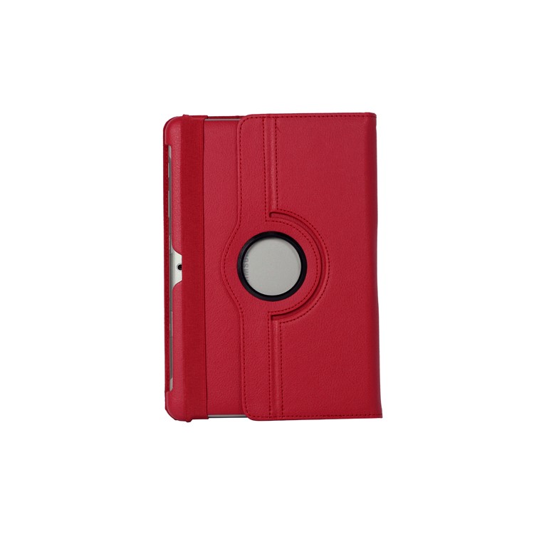 360 Degree Rotary Leather Case for Samsung Galaxy Tab 2 10.1 P5100 P5110 - Red