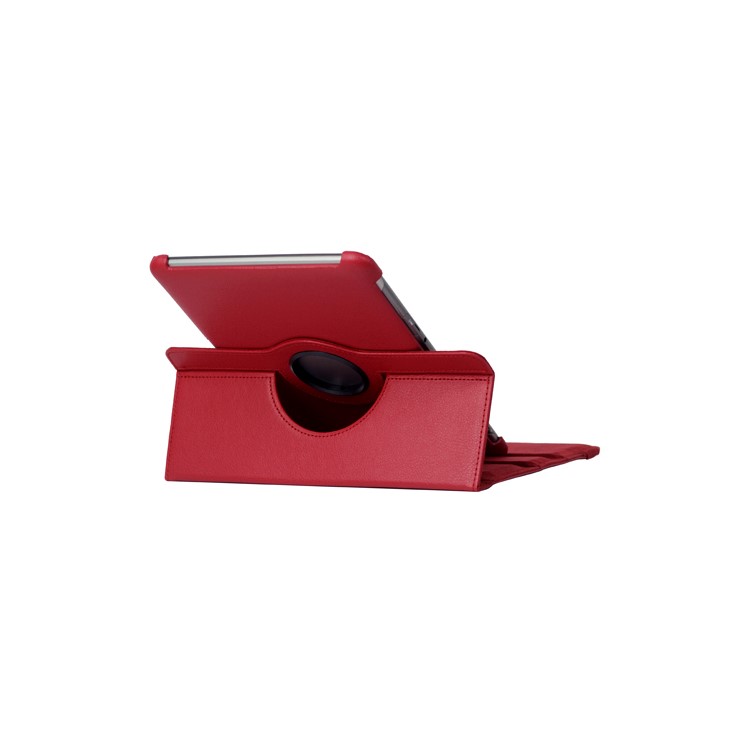 360 Degree Rotary Leather Case for Samsung Galaxy Tab 2 10.1 P5100 P5110 - Red