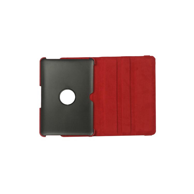 360 Degree Rotary Leather Case for Samsung Galaxy Tab 2 10.1 P5100 P5110 - Red