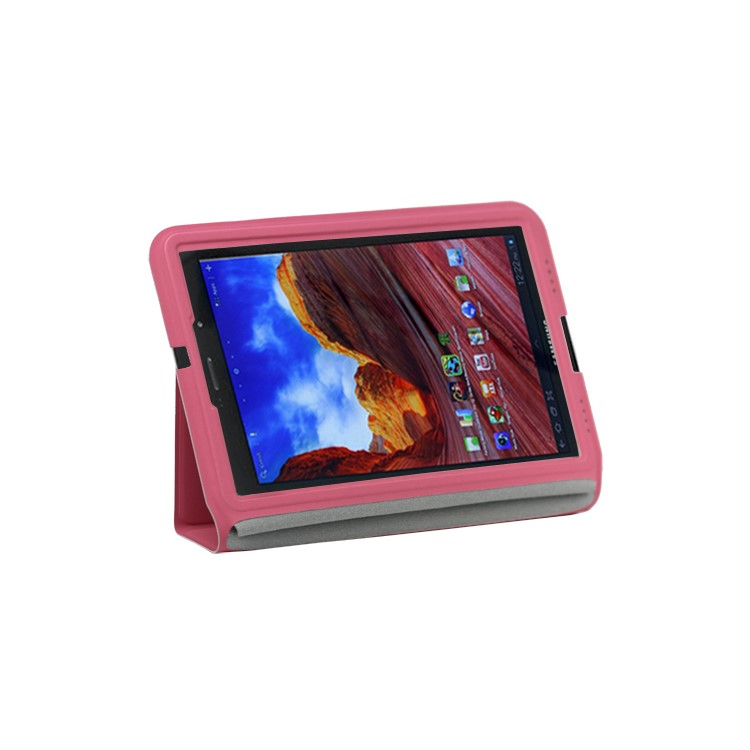 Ultra Slim Stand Leather Case for Samsung Galaxy Tab 7.7 P6800 P6810 - Pink