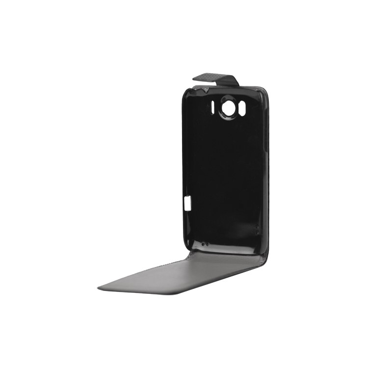 Carbon Fiber Leather Flip Case for HTC sensation XL X315e G21