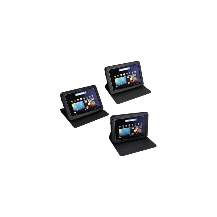 360 Degree Rotary Leather Case with Built-in Stand  for Dell Streak 10 Pro
