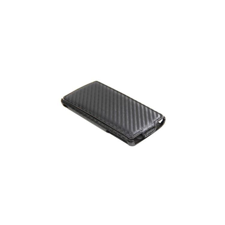 Carbon Fiber Vertical Leather Sleeve Case for Sony Ericsson X12/Anzu/ XPERIA Arc / Arc S LT18i