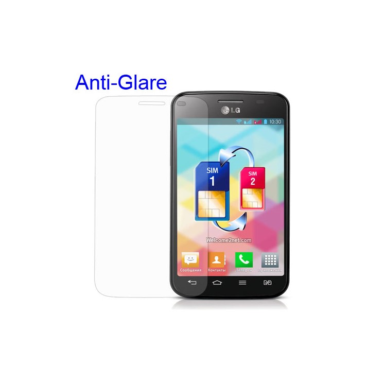 for lg optimus l4 ii dual e445 anti glare screen protective for lg optimus l4 ii dual e445 anti glare screen protective