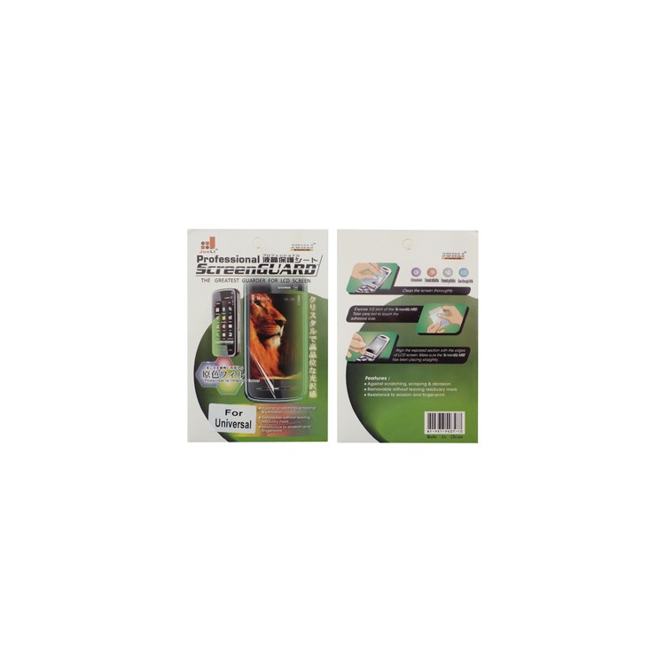 4.3 inchs Universal LCD Screen Protector Guard Film,Size:2.76' x 3.35'