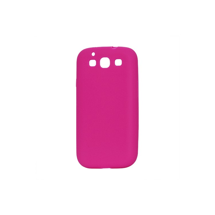 Flexible Silicone Skin Case for Samsung Galaxy S 3 / III I9300 I747 L710 T999 I535 R530 - Rose