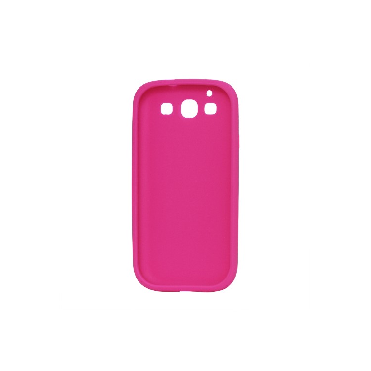 Flexible Silicone Skin Case for Samsung Galaxy S 3 / III I9300 I747 L710 T999 I535 R530 - Rose