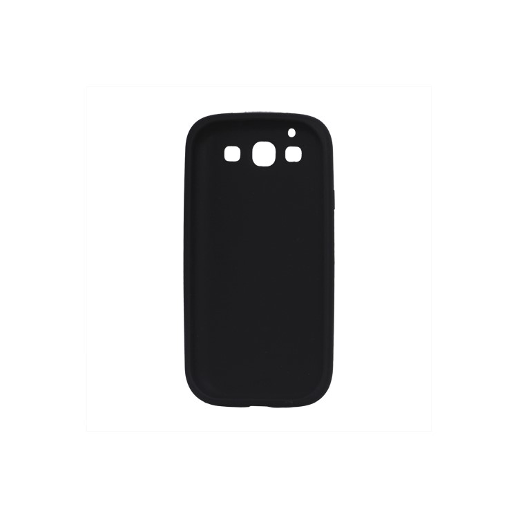 Flexible Silicone Skin Case for Samsung Galaxy S 3 / III I9300 I747 L710 T999 I535 R530 - Black