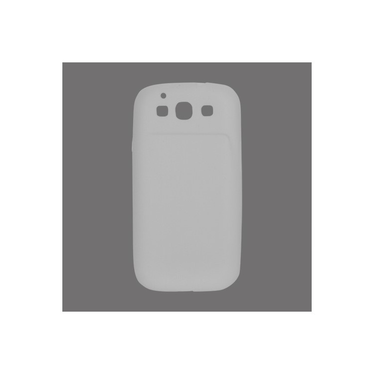 Flexible Silicone Skin Case for Samsung Galaxy S 3 / III I9300 I747 L710 T999 I535 R530 - White