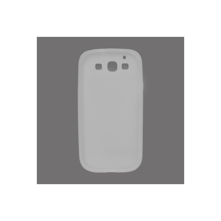 Flexible Silicone Skin Case for Samsung Galaxy S 3 / III I9300 I747 L710 T999 I535 R530 - White