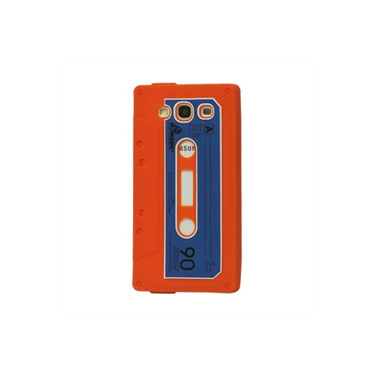 Cassette Tape Silicone Case for Samsung Galaxy S 3 / III I9300 I747 L710 T999 I535 R530