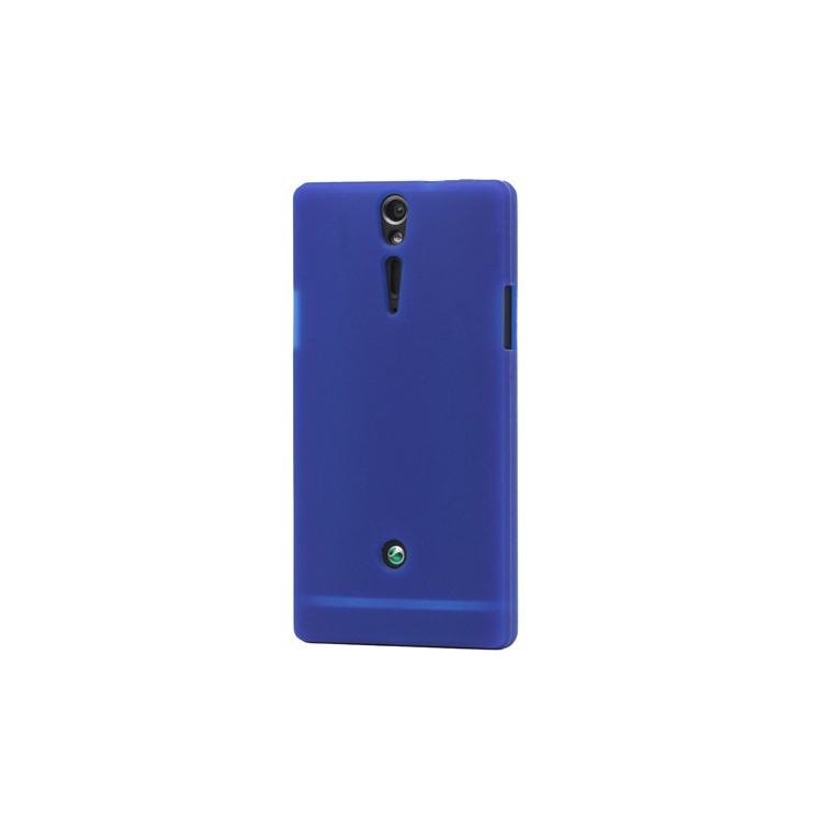 Sony Xperia S LT26i LT26a / Nozomi Silicone Skin Case Cover - Deep Blue
