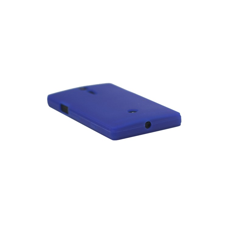 Sony Xperia S LT26i LT26a / Nozomi Silicone Skin Case Cover - Deep Blue
