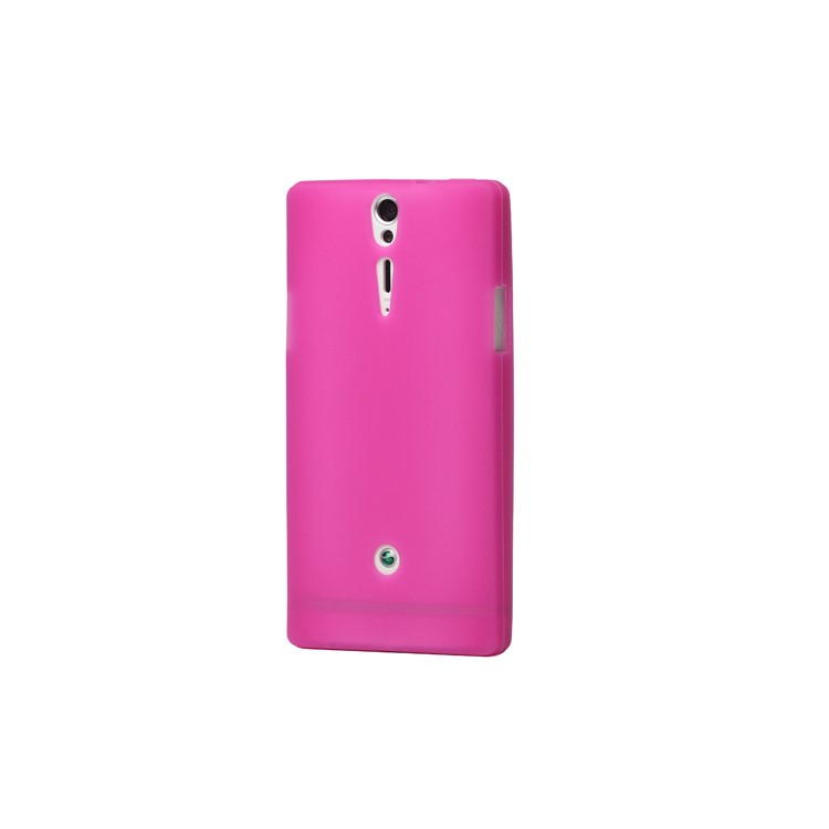 Silicone Skin Case Cover for Sony Xperia S LT26i LT26a / Nozomi - Rose