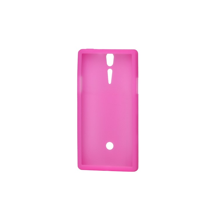 Silicone Skin Case Cover for Sony Xperia S LT26i LT26a / Nozomi - Rose