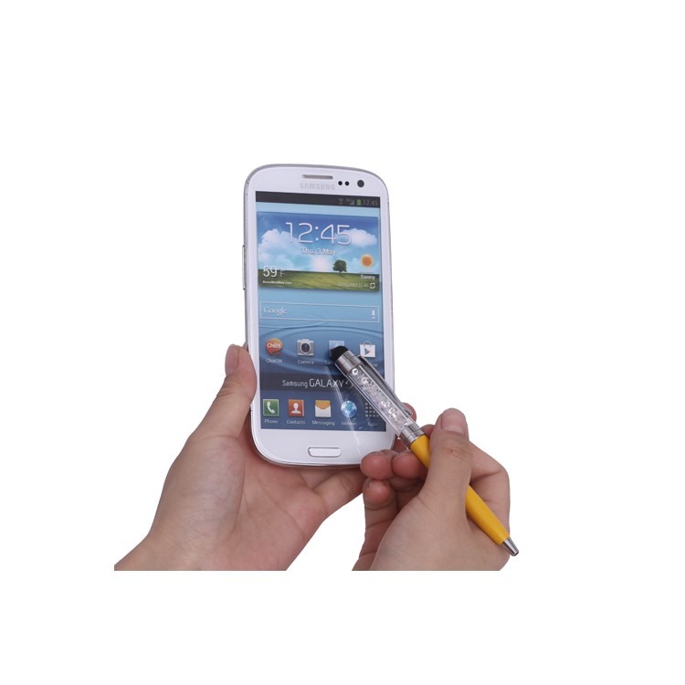 Sparkling Rhinestone Capacitive Stylus Touch Pen for iPhone 5 4S Samsung i9300 Galaxy S3 Nokia Lumia 710 etc