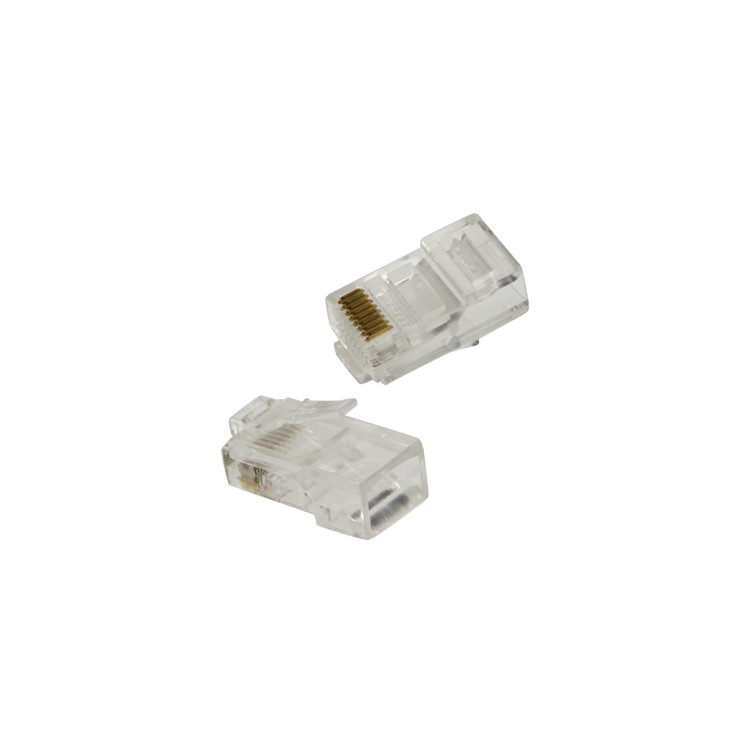 1000 Pcs RJ45 CAT5 8P8C Crystal Network Modular Connector (High quality)