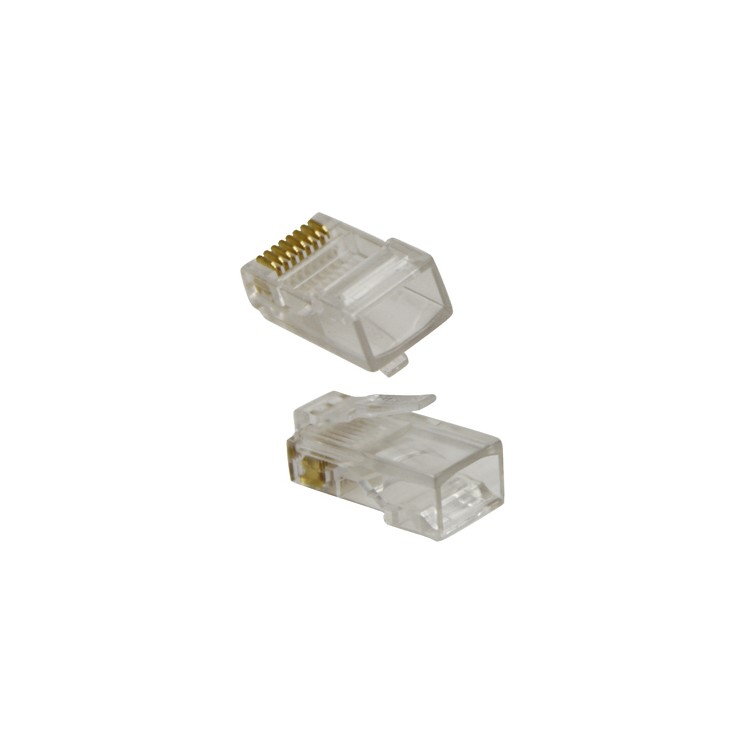 1000 Pcs RJ45 CAT5 Crystal Network Modular Connector 8P8C