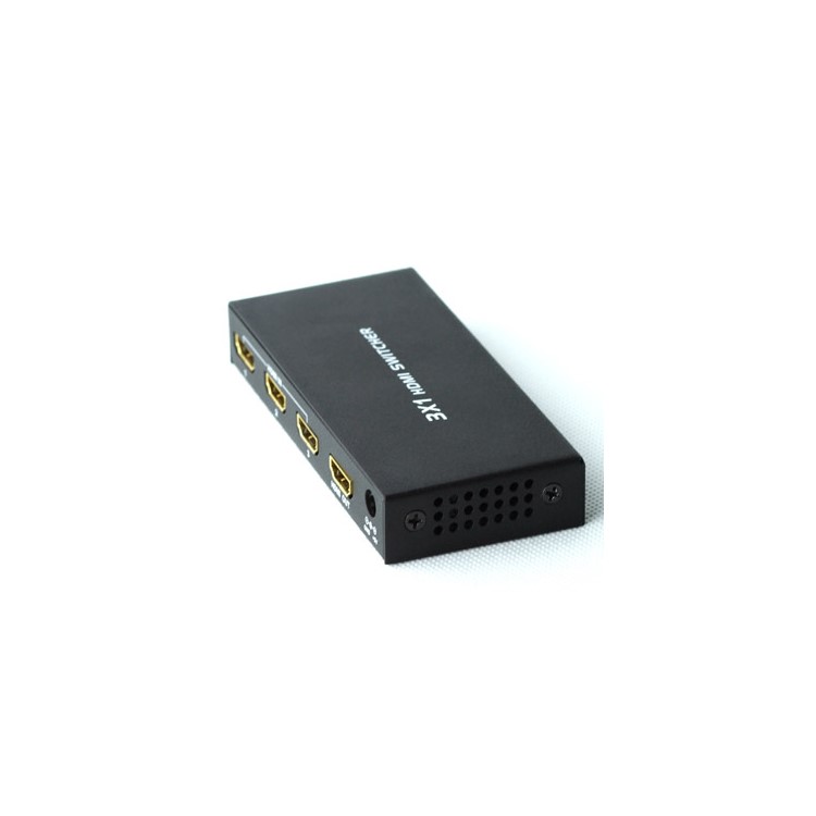 3x1 3 Port HDMI Switcher Selector with Remote ,Support 3D HDMI 1.3 and 1080P