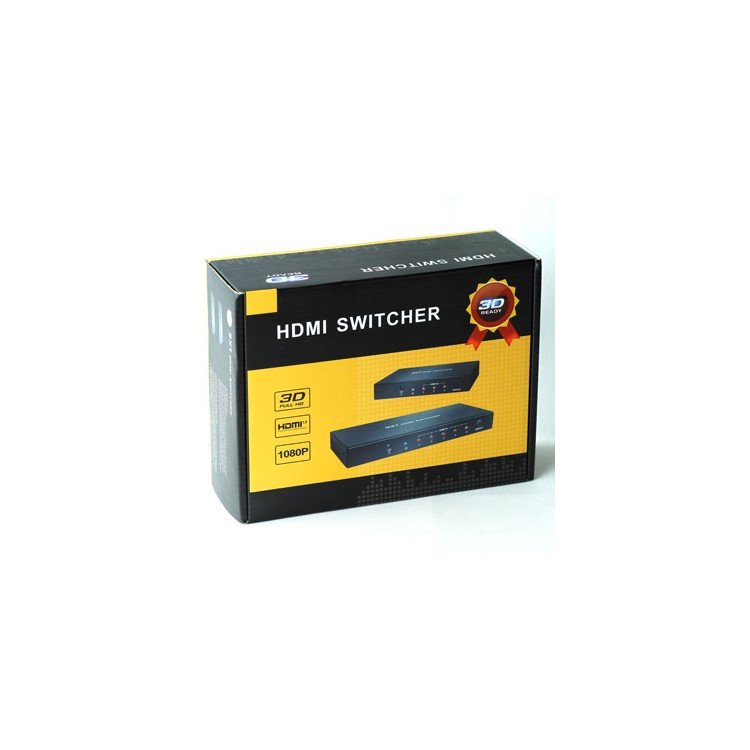 3x1 3 Port HDMI Switcher Selector with Remote ,Support 3D HDMI 1.3 and 1080P