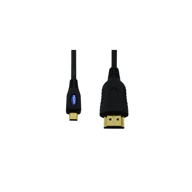 V1.4 Gold-plated Micro HDMI Type D to HDMI Cable for Motorola HTC EVO 4G  Male to Male 1M