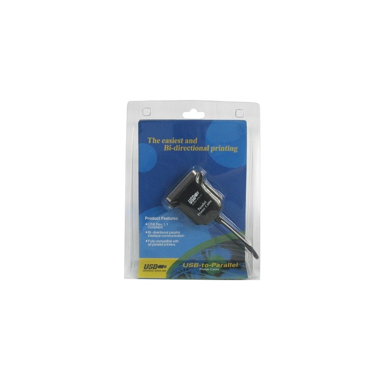PCA-412, USB to 25F Parallel Printer Cable