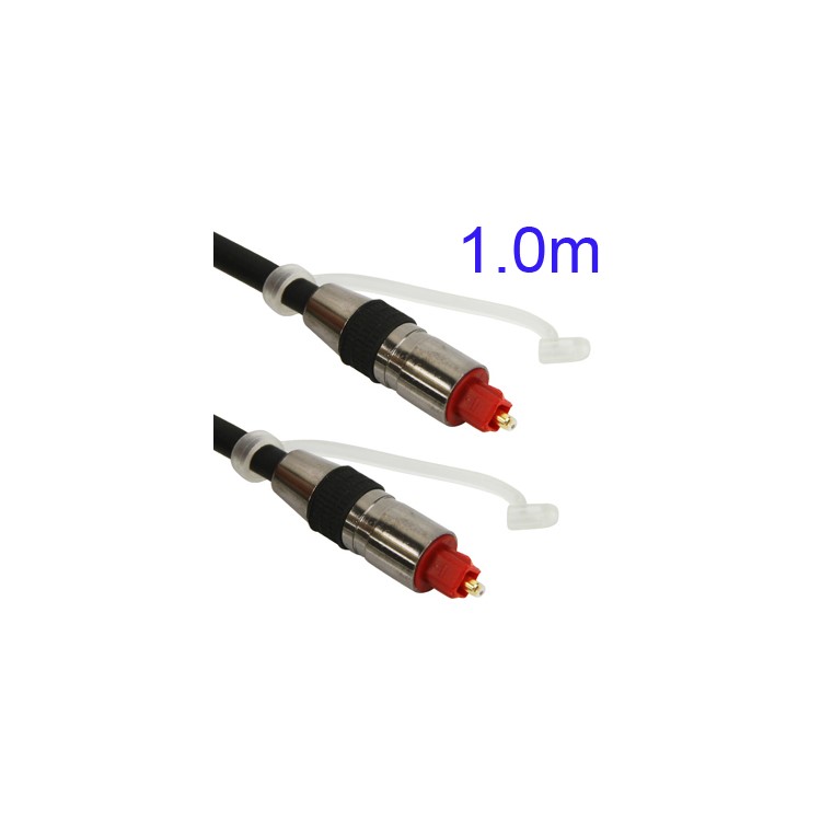 1M Nickel Plating Toslink Digital Optical Fiber Audio Cable