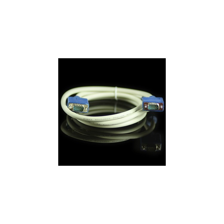 High Quality HD15 VGA 3+6 Monitor M/M Male to Male Extension Cable,Length:20M