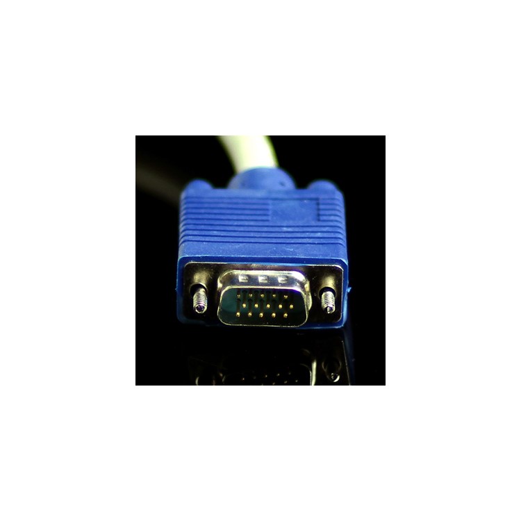 High Quality HD15 VGA 3+6 Monitor M/M Male to Male Extension Cable,Length:20M