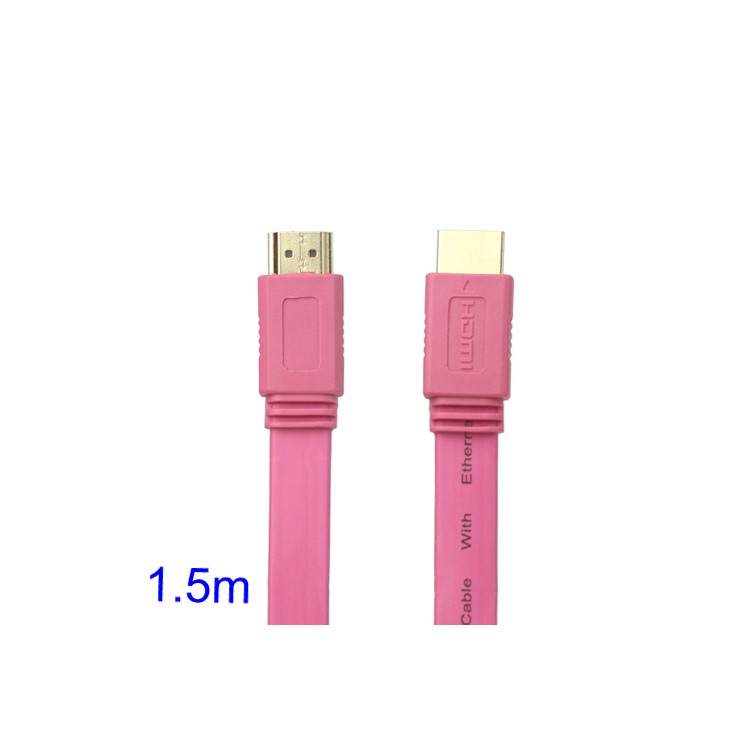 V1.4 1080P 1.5M HDMI M to M Video/Audio Cable PS3 XBOX360 Bluray Disc HDTV DVD - Pink