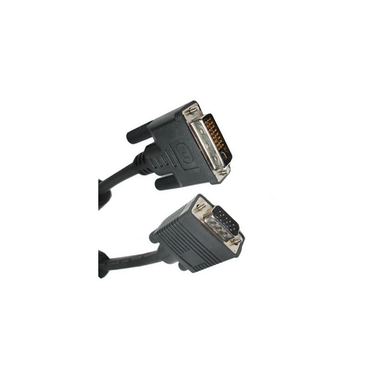 PCA-433, VGA 15Pin Male to DVI 24+5 Pin Male Cable