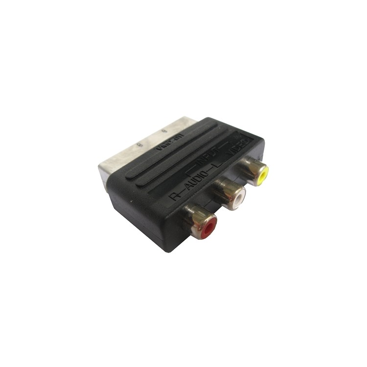 PCA-490, A/V to 20 Pin Male SCART Adapter