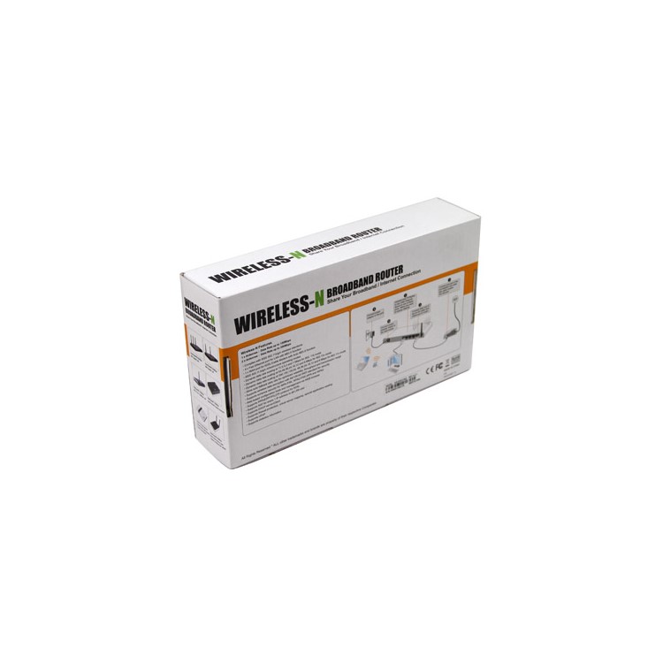 4 LAN Ports Wirelss-N Broadband Router