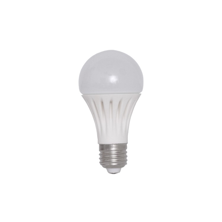 E27 7W 3000K 410-Lumen SMD3528 80-LED Ceramic Light Lamp AC 220V Milky Cover - Warm White