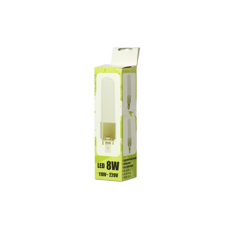 G24 GU24 8W 2800K 600-Lumen LED Energy Saving Light Lamp AC 85~265V - Warm White