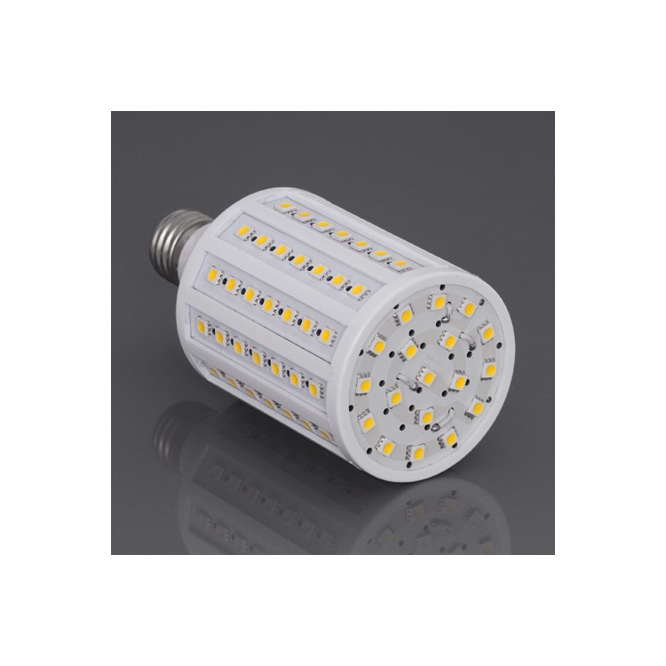 E27 220V SMD5050 104-LED 18W 1632LM LED Corn Light Bulb Lamp - Warm White