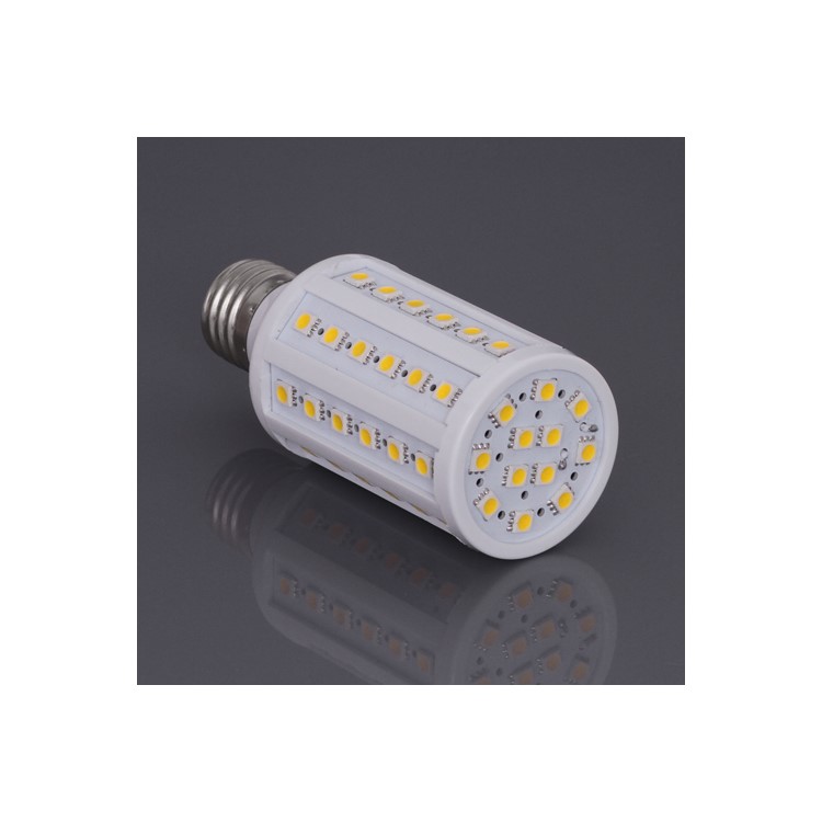E27 SMD5050 60-LED 12W 960LM LED Corn Light Bulb Lamp AC85V~265V  - Warm White