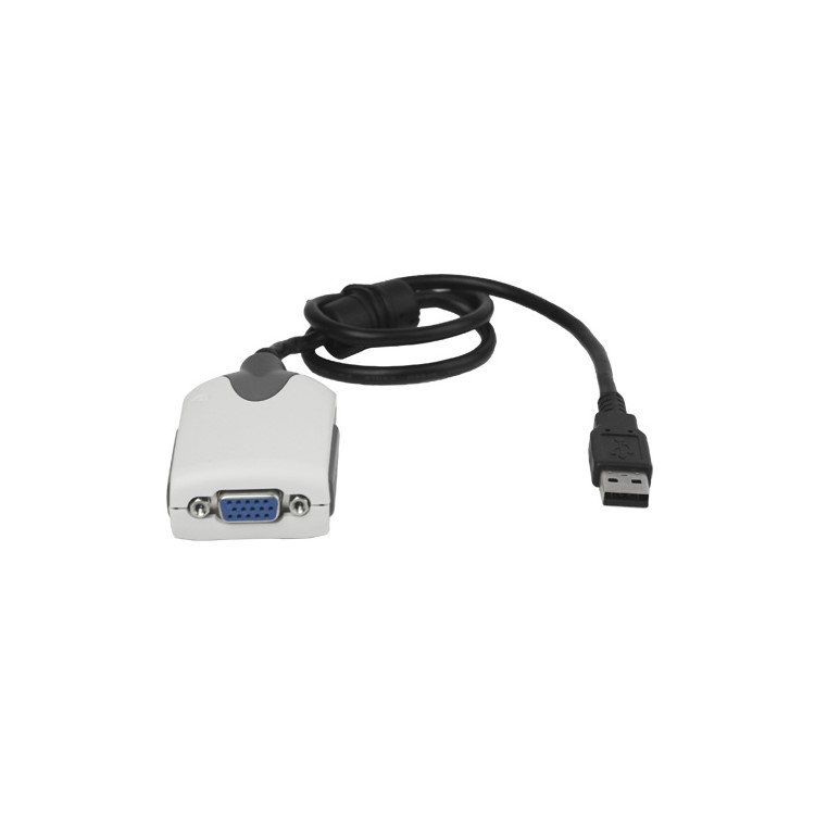 USB 2.0 Video Card Adapter To VGA Graphics Display Extra Monitor Win 7 XP Vista