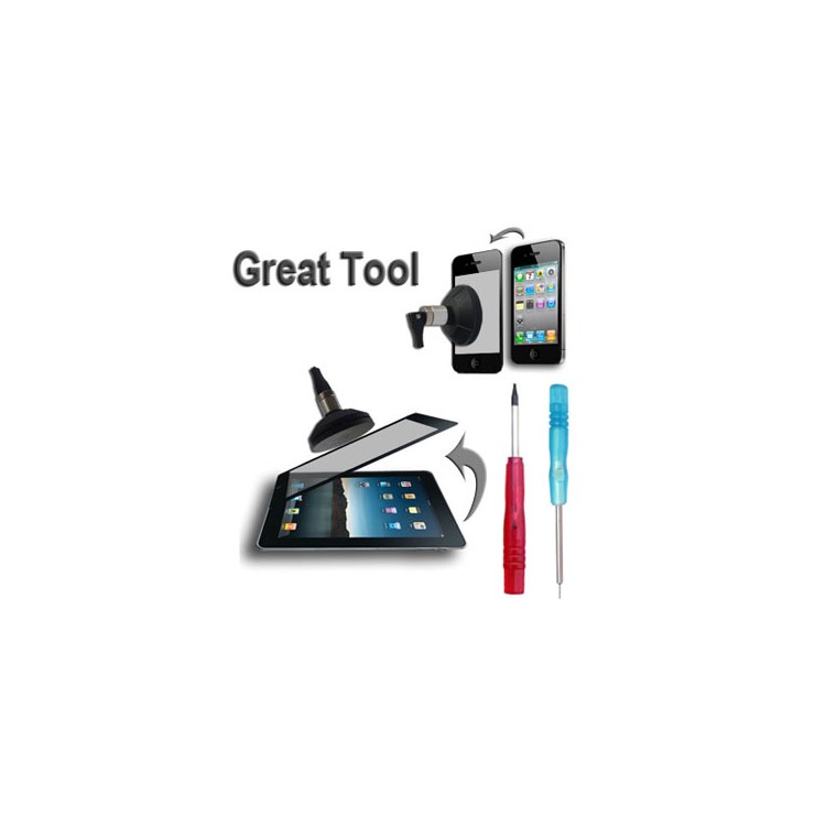 iPad Touch Screen Dismantle Tool with T4 Pentagon Screwdrivers