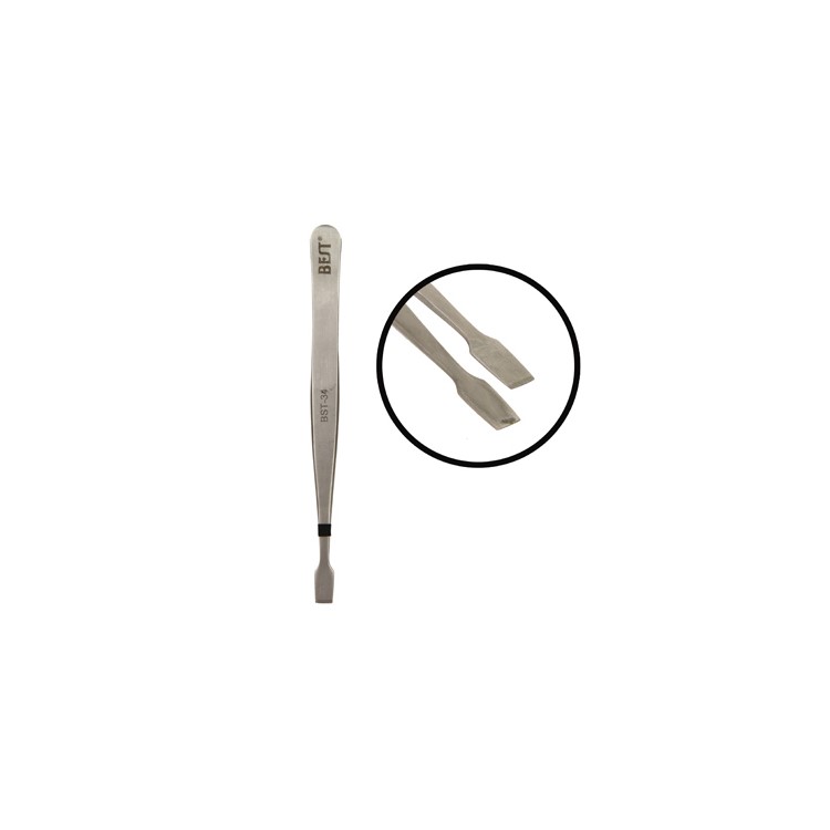 Stainless Steel Straight Honed Tweezers BST-34