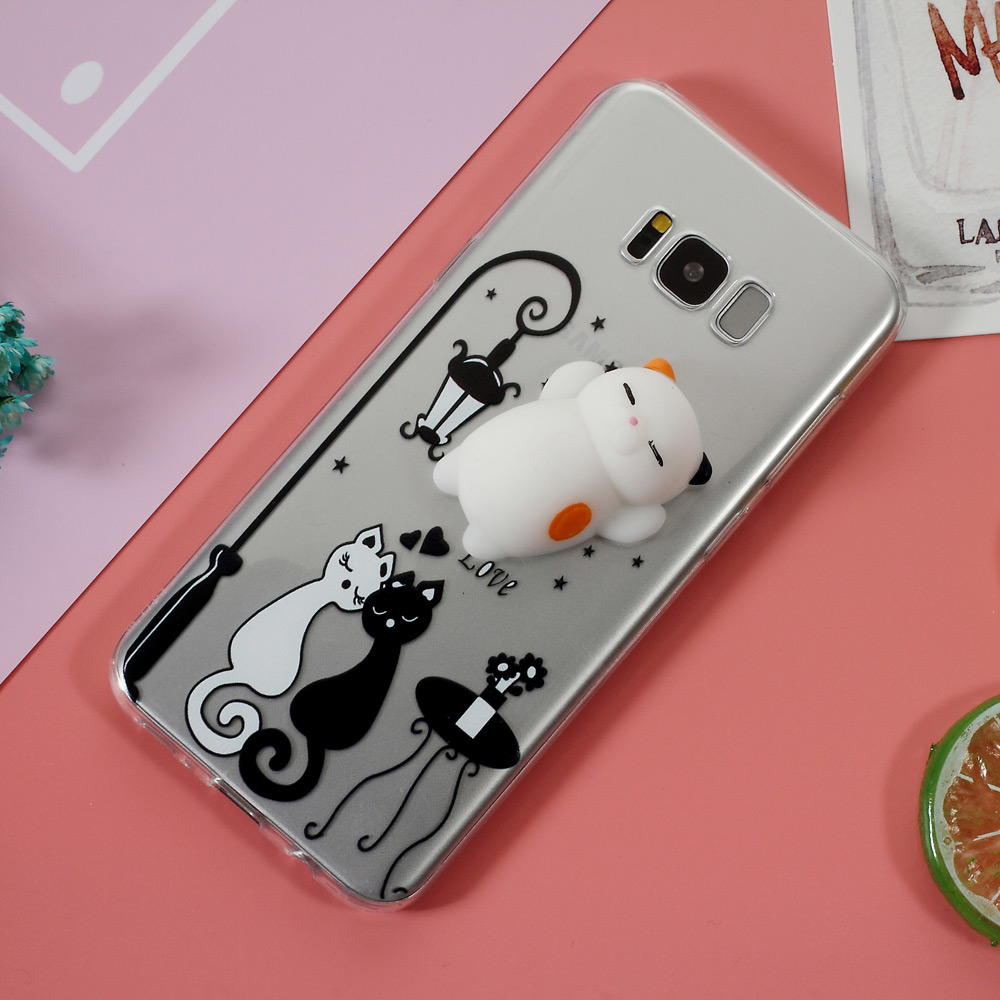 squishy 3d silicone cat tpu phone cover for samsung squishy 3d silicone cat tpu phone cover for samsung