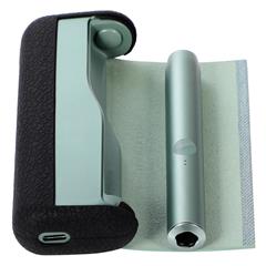 For IQOS ILUMA Prime E-cigarette Silicone Cover Protective Case Drop-proof Storage Bag with Lid - Black