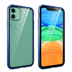 Wholesale Full Covering Magnetic Metal Frame Tempered Glass Touch Screen Phone Case For Apple Iphone 11 6 1 Inch Black From China Tvc Mall Com