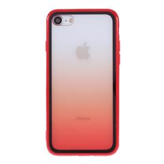 Wholesale Gradient Color Plastic Tpu Phone Shell For Iphone 8 7 Iphone Se 2 Red From China Tvc Mall Com