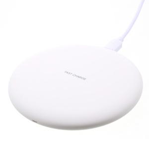 Modische Runde Form Tragbare Qi Standard Wireless Ladegerät Modische Runde Form Tragbare Qi Standard Wireless Ladegerät